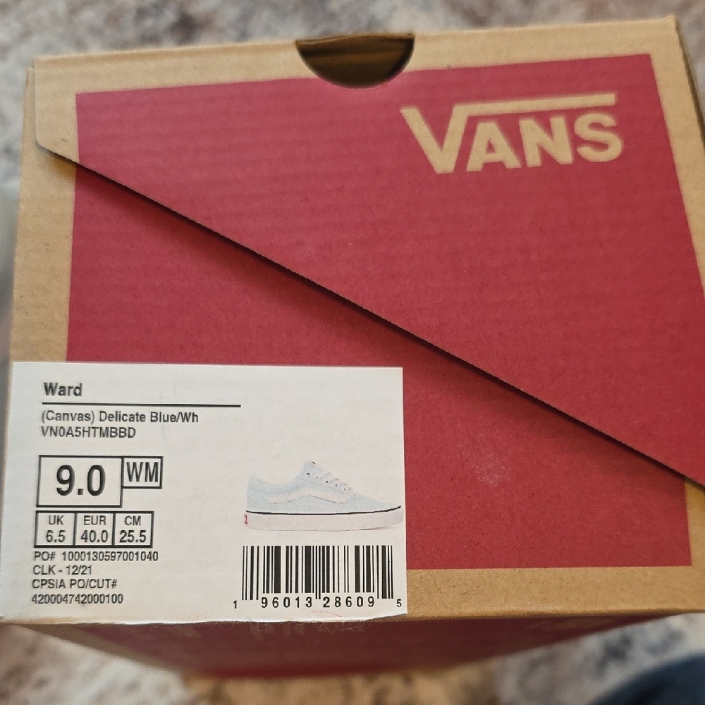 Vans Women's Sky Blue Sneakers - Picture 2 of 8